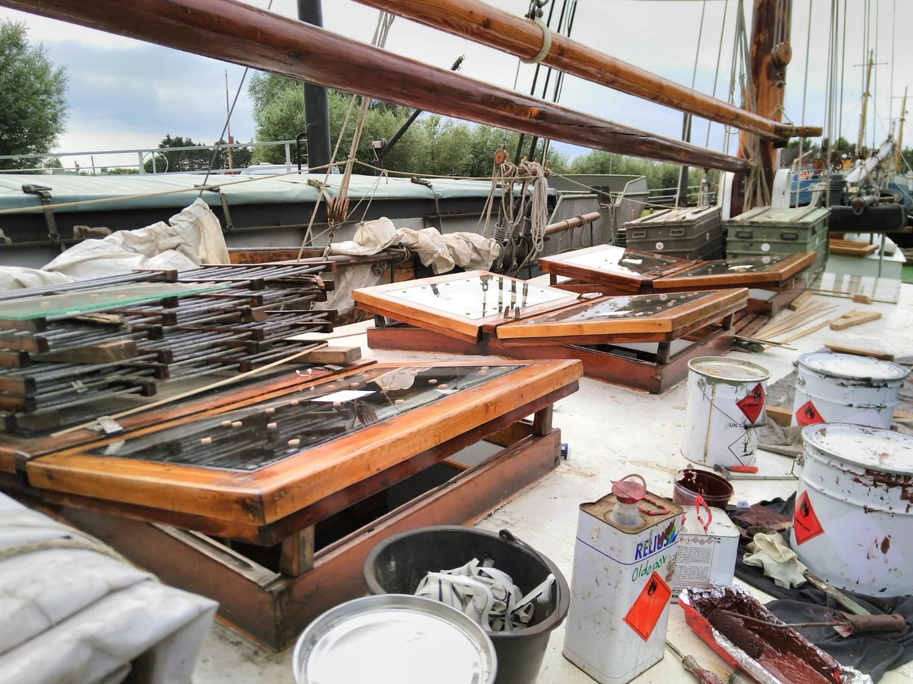 Arbeiten an Deck